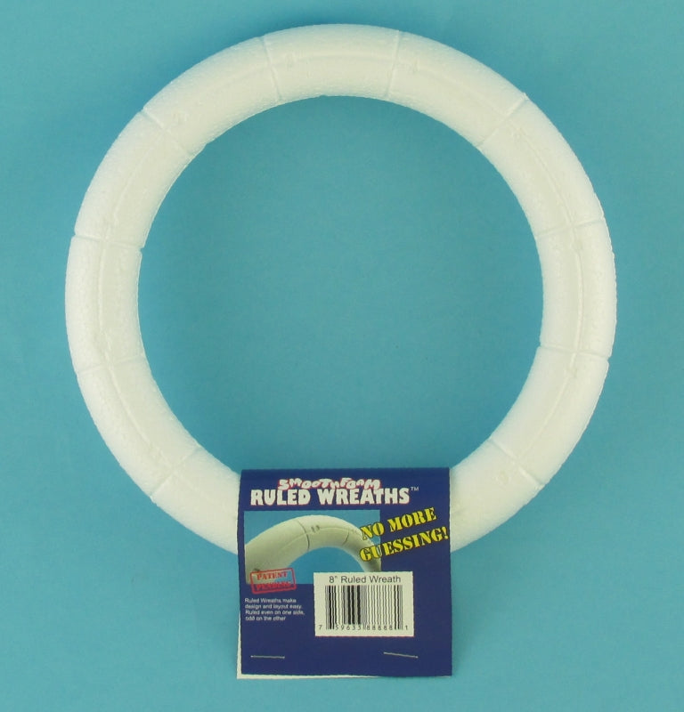 8" Ruled Wreath 6 pack