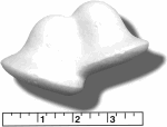 High Density Smoothfoam 4 1/2"L x 2 3/8" W x 2 1/2" H  DOUBLE BELL  -CASE OF 1000