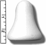 High Density Smoothfoam 2"Diam.  x 3" H LIBERTY BELL -CASE OF 1000 pcs