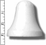 High Density Smoothfoam 3" Diam. x 3 1/4" H  WEDDING BELL -CASE OF 1000 pcs