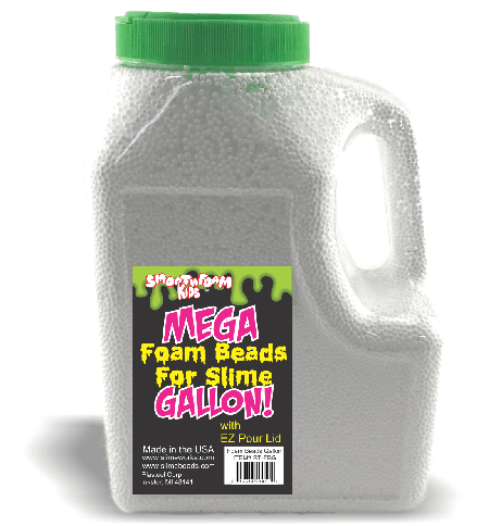 Smoothfoam Kids - Foam Beads For Slime - Easy Pour Gallon - No Mess